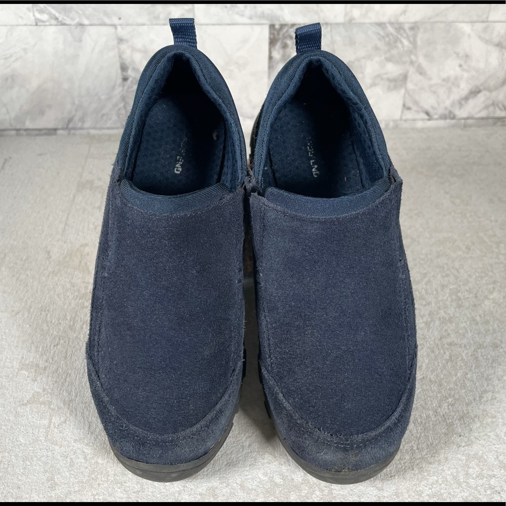 Kids All Weather Suede Leather Moc Shoes size 1